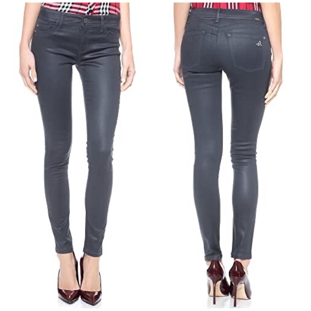 DL1961 Florence Instasculpt Coated Skinny Jean 28 - Picture 2 of 11